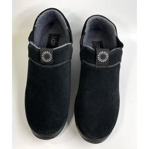 Ugg Men's 1017266 Hanz Black Ankle-High Suede Slipper Pull on  9M EUR 42 - Picture 2 of 10